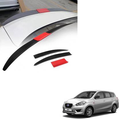 SEMAPHORE Lip Spoiler Wings Three-section Splicing Adjustable ABS Car Modification Rear Trunk Lip Wing for Datsun Go+ Car Spoiler