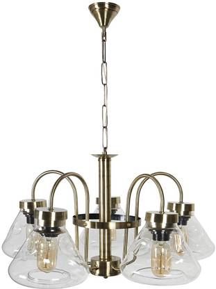 HOMELIGHTING HL Homelighting Beaker CH-5 With a Beautiful Cone Glass Chandelier Ceiling Lamp