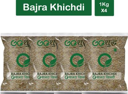Goshudh Premium Quality Bajra Khichdi (Pearl Millet Khichdi)-1Kg (Pack Of 4) Pouch