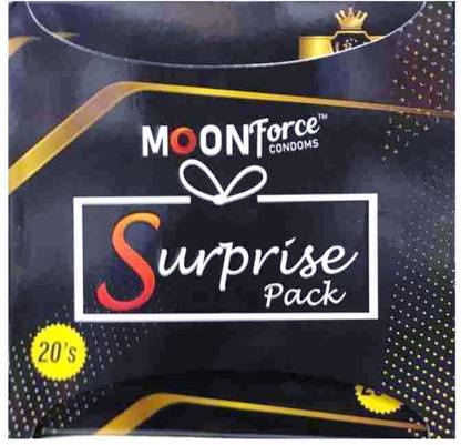 MOONFORCE Surprise pack of 20 , set of 1 Condom Price in India - Buy ...