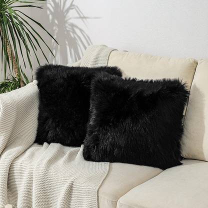 PICKKART Fur Cushions Cover