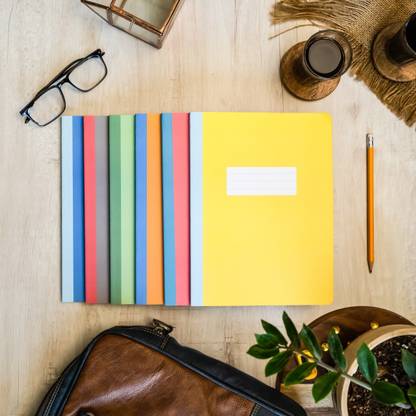 Fun Lines Premium 240 mm x 180 mm Regular Notebook Ruled 160 Pages