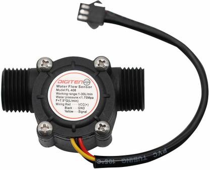 IDUINO Water Flow Hall Sensor Switch 1-30L/min 1.75MPa Flow Meter Flowmeter Counter Water Flow Sensor Electronic Components Electronic Hobby Kit