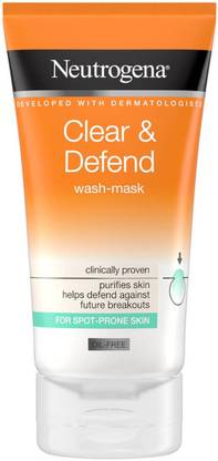 NEUTROGENA CLEAR & DEFEND WASH MASK FACE WASH Face Wash