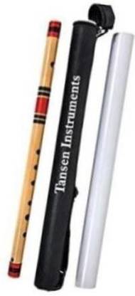 Tansen Instruments G Sharp Medium Professional Flute, 12.5 inches With Free Carry Bag Bamboo Flute