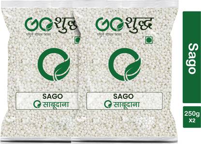 Goshudh Premium Quality Sabudana (Sago)-250gm (Pack Of 2) Sago