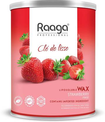 RAAGA PROFESSIONAL Liposoluble Wax, Strawberry, 800 ml Wax