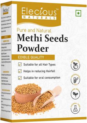 Elecious Methi Seed Powder For Hair Growth| Fenugreek Powder