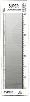 Ceznek Super Densimeter 40-110 (Acrylic) for Thread Counting, Linen Testing, Fabric Quality Check, Steel Mesh Counting Multi Vise Tool