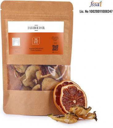 BAB LOUIE & CO. Assorted Dehydrated Fruits Garnishes Air-Dried |Gluten Free|Vegan|Fruit Slices for Drinks|Perfect Detox|Infused Water|Mixed Dried Fruits 100% Natural (Set of 2) Assorted Fruit