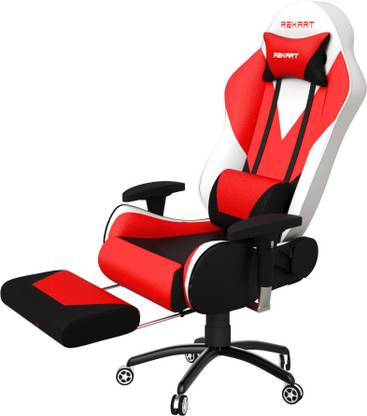 REKART Ergonomic Adjustable Revolving Office Chair Footrest (RGCF03 - Do it Yourself) Ergonomic office Chair Adjustable Back Rest & Footrest 175 Degree Recline RGCF3 Gaming Chair