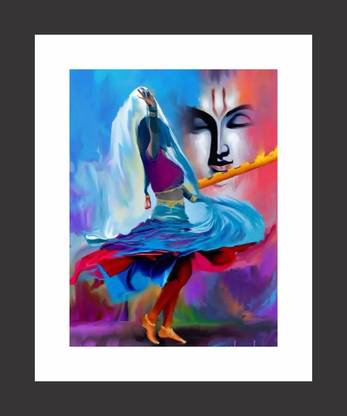 MEENAZ Collection MEENAZ Collection MEERA DANCING IN KISHANRAAG Photo With 10X13 Acrylic Photo Frame Acrylic 10 inch x 1 inch Painting