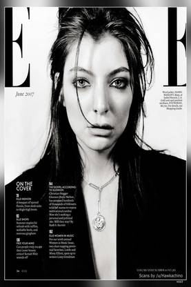 Lorde Ella Marija Lani Yelich-O Connor A New Zealand Singer Songwriter And Record Producer Matte Finish Poster Paper Print