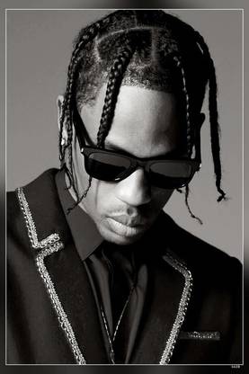 Travis Scott For Saint Laurent Matte Finish Poster Paper Print