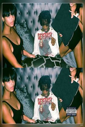 Album Cover Playboi Carti Self Titled Mixtape Music Giclee Record Lp Re Matte Finish Poster Paper Print