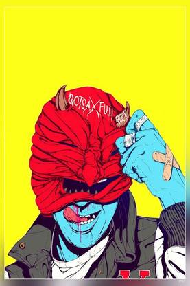 Ultimate Album Cover Queens The Stone Age: Fuji Rock Matte Finish Poster Paper Print