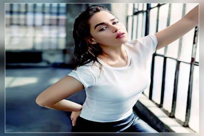 Emilia Clarke Matte Finish Poster Paper Print