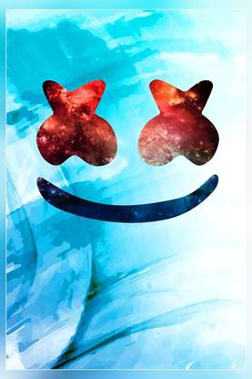 Marshmello Dotcom Christopher Comstock An American Electronic Music Producer And Dj Matte Finish Poster Paper Print