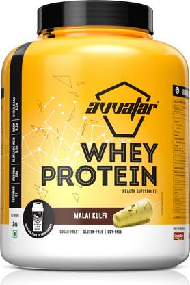 Avvatar WHEY PROTEIN Malai Kulfi 2 Kg / 4.4 lbs Whey Protein