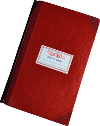 rekha binders Stock Book/Register No 20(501pages) 1-Part Record keeping Book