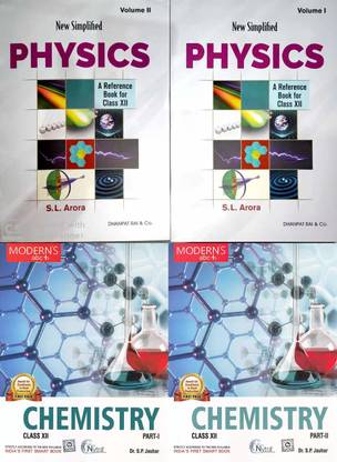 S.l. Arora Physics Class 12 + Mordern Abc Chemistry Class 12