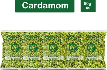 Goshudh Premium Quality Choti Elaichi (Green Cardamom)-50gm (Pack Of 5)