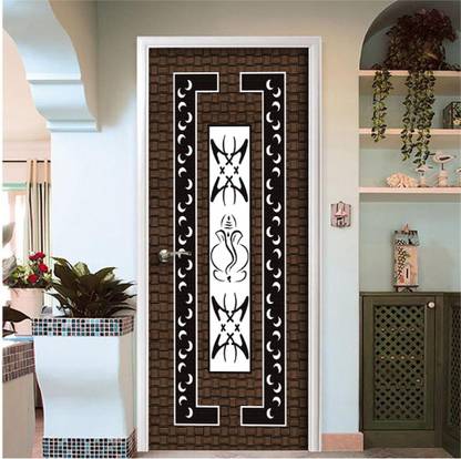 BPDESIGNSOLUTION 76.2 cm Anchor Design Door Sticker Wallpaper Self Adhesive Sticker