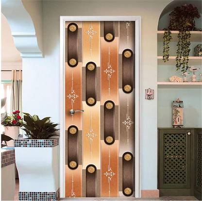 BPDESIGNSOLUTION 76.2 cm Tibia Door Sticker Wallpaper Self Adhesive Sticker