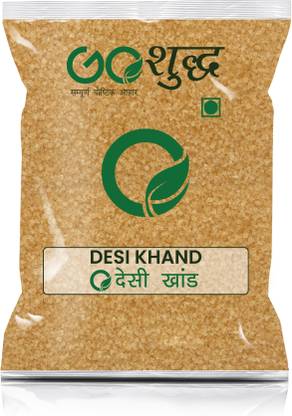 Goshudh Best Quality Desi khand 400Gm (Pack Of 1) Raw Sugar / Khandsari (400 g) Sugar
