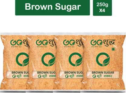Goshudh Premium Quality Brown Sugar-250gm (Pack Of 4) Sugar