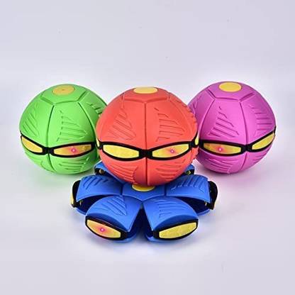 Velocious Flying Soccer Ball - Magic Ball - Frisbee Deformation UFO - Football Football - Size: 4