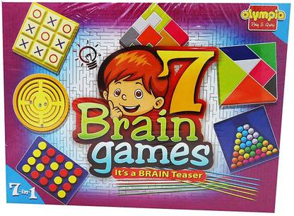 Olympia Games And Toys Brain Games 7 in 1 For 3+ Age Kids Party & Fun Board Game