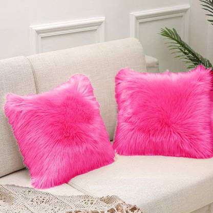 PICKKART Microfibre Cushion Pack of 2 Solid