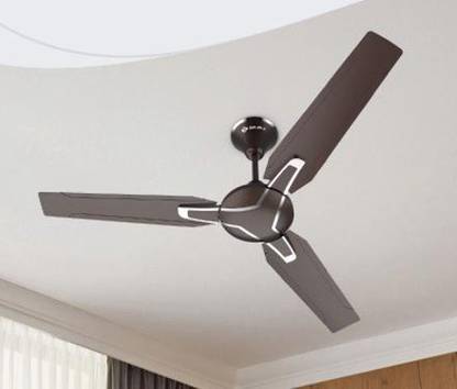 BAJAJ CRYSTAL PEBBLE BROWN 75 WATT AIR DELIVERY 225 CMM with 2 Year Warranty 1200 mm Ceiling Fan