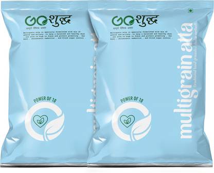 Goshudh Premium Quality Multigrain Atta Combo Pack of 2(1 Kg)