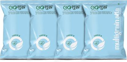 Goshudh Premium Quality Multigrain Flour / Multigrain Atta 1Kg Pack of 4