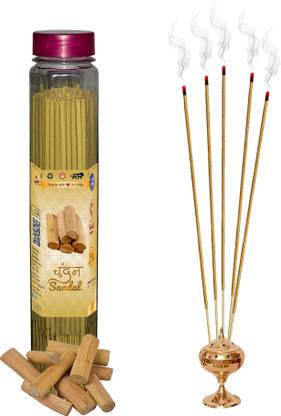 Shankh Sandal (Chandan) Agarbatti (Incense Stick) Pack of 100 gram Fragrance Sandal (Chandan)