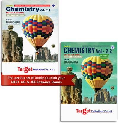 NEET UG / JEE Mains Absolute Chemistry Books Vol 2.1 And 2.2 For Medical & Engineering Entrance Exam | Chapterwise Solved MCQs | Topicwise Tests| 2 Books