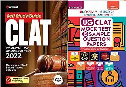 Self Study Guide CLAT 2022 With Oswaal UG CLAT Mock Test, 15 Sample Question Papers (For 2022 Exam)