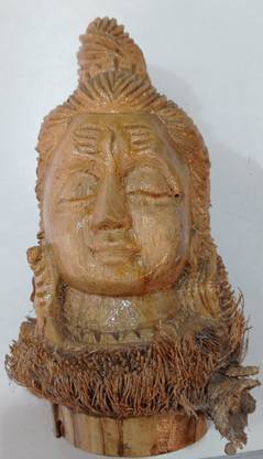 VILLAGE CRAFT Eco-friendly Bamboo root Shiva Decorative Showpiece  -  15 cm