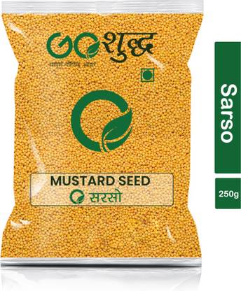 Goshudh Premium Quality Sarson (Mustard Seeds)-250gm (Pack Of 1)