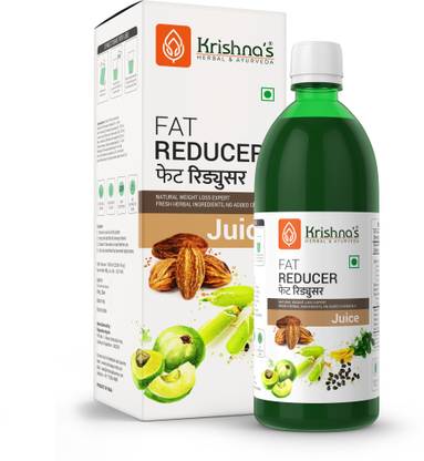 Krishna's Herbal & Ayurveda Fat Reducer Juice | Pure Ayurvedic and Natural | Lose Weight Naturally | Improves Digestion | Strengthen Muscles | Helps Controlling Cholesterol | Consume Atleast 20 Days for Best Results