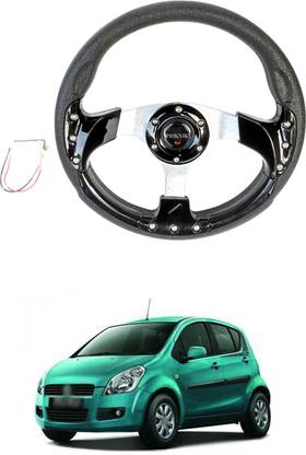 PRTEK Hand Stiched Steering Cover For Maruti Ritz