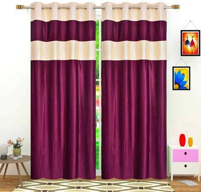 TWIZOR 213 cm (7ft) Door Curtain