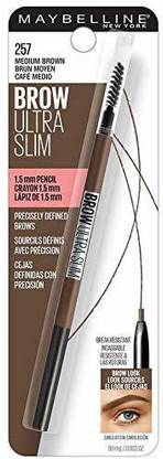 MAYBELLINE NEW YORK Brow Ultra Slim Defining Eyebrow Makeup Mechanical Pencil With .55 MM Tip & Blending Spoolie For Precisely Defined Eyebrows