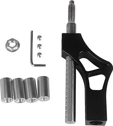 Auto MT Adjustable Gear Shift Knob Extender Height Lever Extension Car Gear Shifter Extender Kit with 4 Adapters Gear Knob