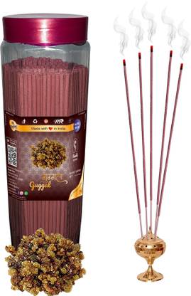 Shankh Guggal Agarbatti (Incense Stick) Pack of 300 gram Fragrance Gugal
