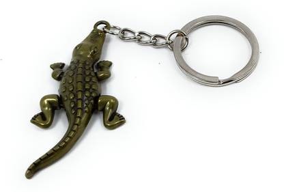 Auspice Crocodile Metal Key Chain
