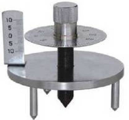 Monarch Scientific Industries (MSW) Spherometer Double Disk Brass Radius Gauge