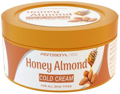 PROFESSIONAL FEEL Honey Almond Cold Cream Moisturises and Smoothens For all skin type